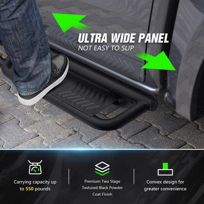 Running Boards Two-Stair Side Steps For Ford Ranger Crew Cab 2019-2026