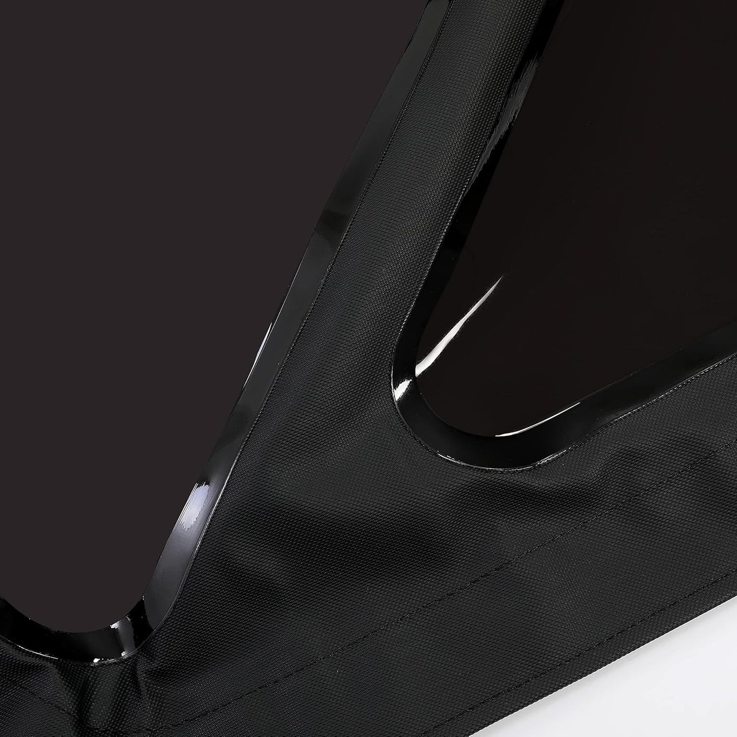 HECASA Soft Top Compatible with 2018-2023 Jeep Wrangler JL 2 Door Replacement for 56862-35 w/Tinted Plastic Window Black Sailcloth Vinyl