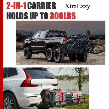 Heavy-Duty Hitch Bike Rack for 2 E-Bikes