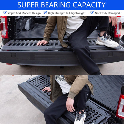 Tailgate Molle Panel Compatible with 2015-2023 F150 Tailgate Molle Panel Tailgate Table Truck Molle Bed Panel Replacement for 2015-2023 F150 Accessories - OMOTOR