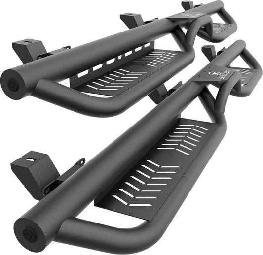 Running Boards Compatible with 2018-2025 Jeep Wrangler JL JLU Unlimited 4 Doors