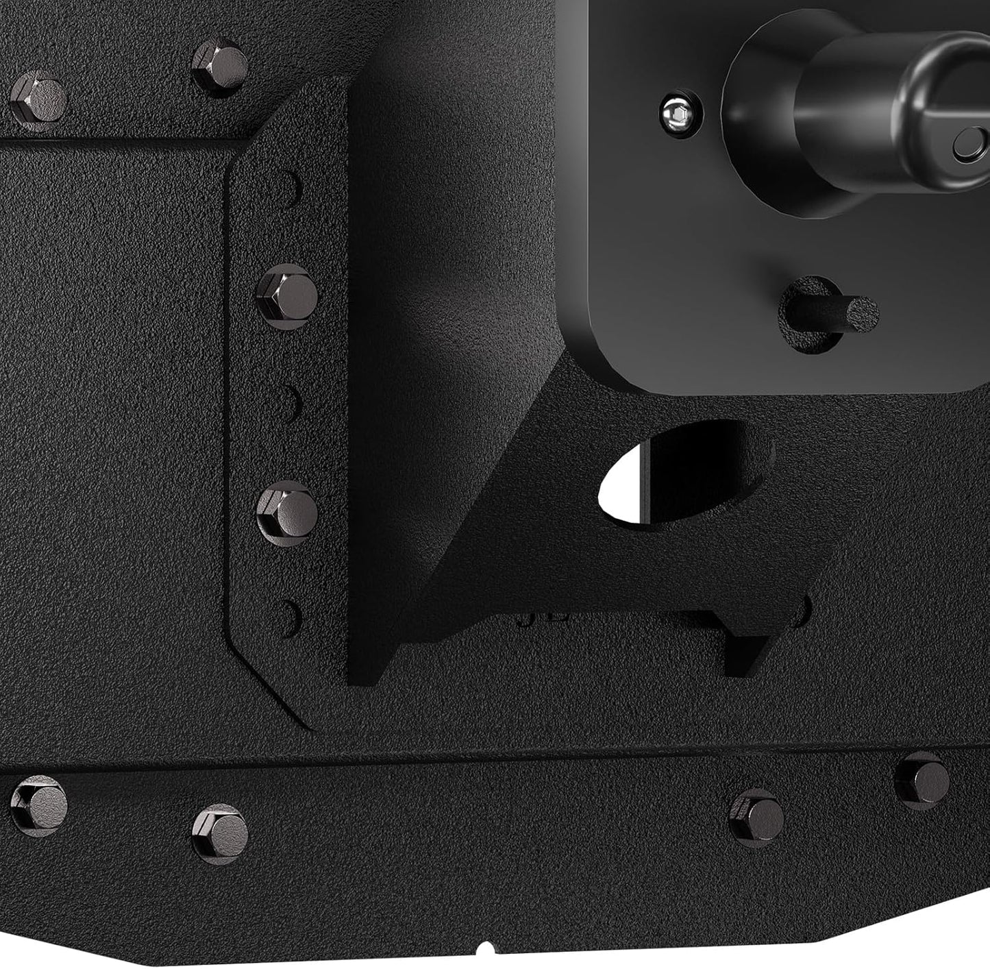 for Wrangler JL Adjustable Spare Tire Carrier Compatible with 2018-2025 Jeep Wrangler JL JLU Unlimited Heavy Duty Spare Tire Lift up to 40 inches with Rear-view Camera Slot (Camera not Included)
