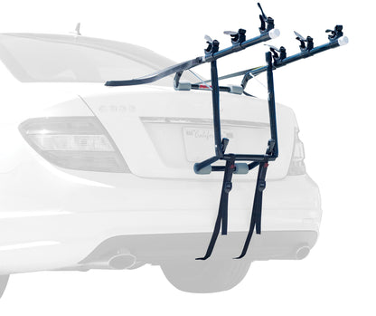 Deluxe Bike Trunk Rack, Black/Silver, 23x15x4 inches
