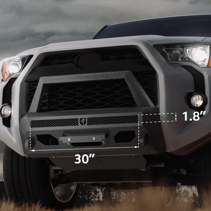 Center Bumper Guard Compatible with 2014-2024 Toyota 4Runner (Exclude Limited; Nightshade; TRD Sport)