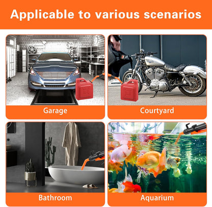 Portable Power Battery Pump, Battery Powered Siphon Fuel Transfer Pump, Universal Fit for Gasoline, Car, Portable Fuel Transfer Pump