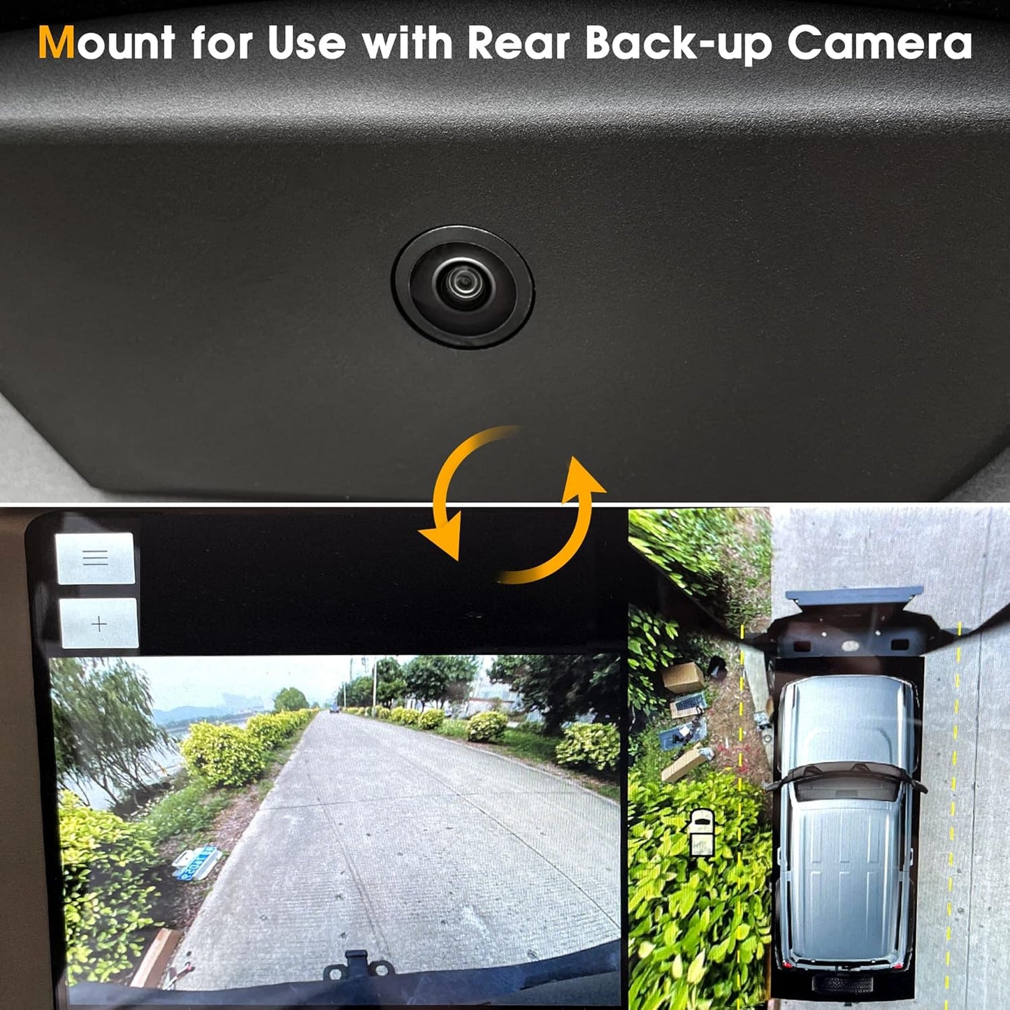 BESTAOO Spare Tire Carrier Delete Filler Plate Tramp Stamp Tailgate Vent-Plate Cover with Aluminum for Ford Bronco 2021 2022 2023 2024 2025 2/4 Door Accessories