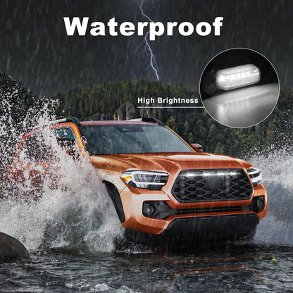 4 Pcs Grille Lights Compatible with Toyota Tacoma 2020 - 2023 TRD Off Road and Sport Models