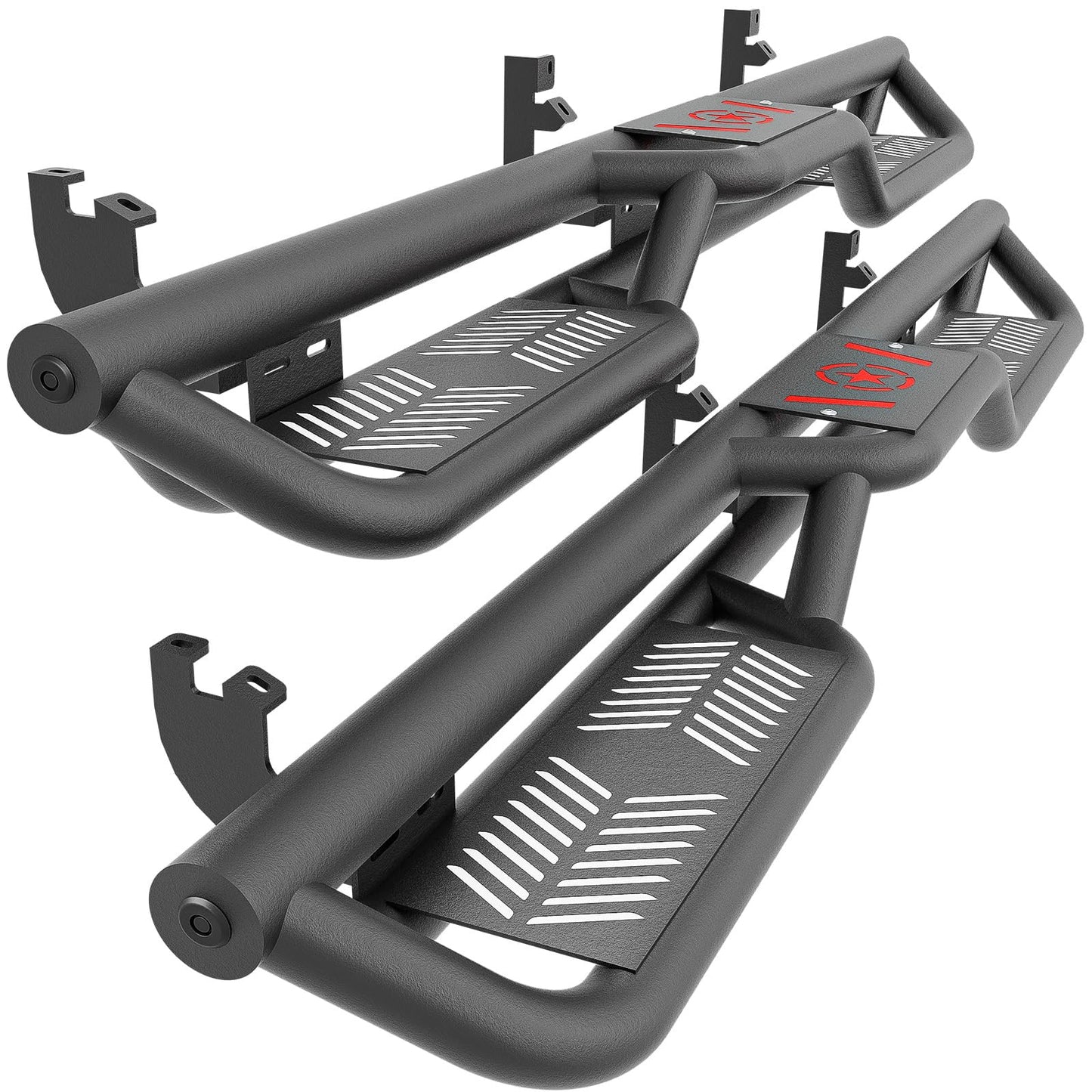Running Boards Two-Stair Side Steps For Ford Ranger Crew Cab 2019-2026