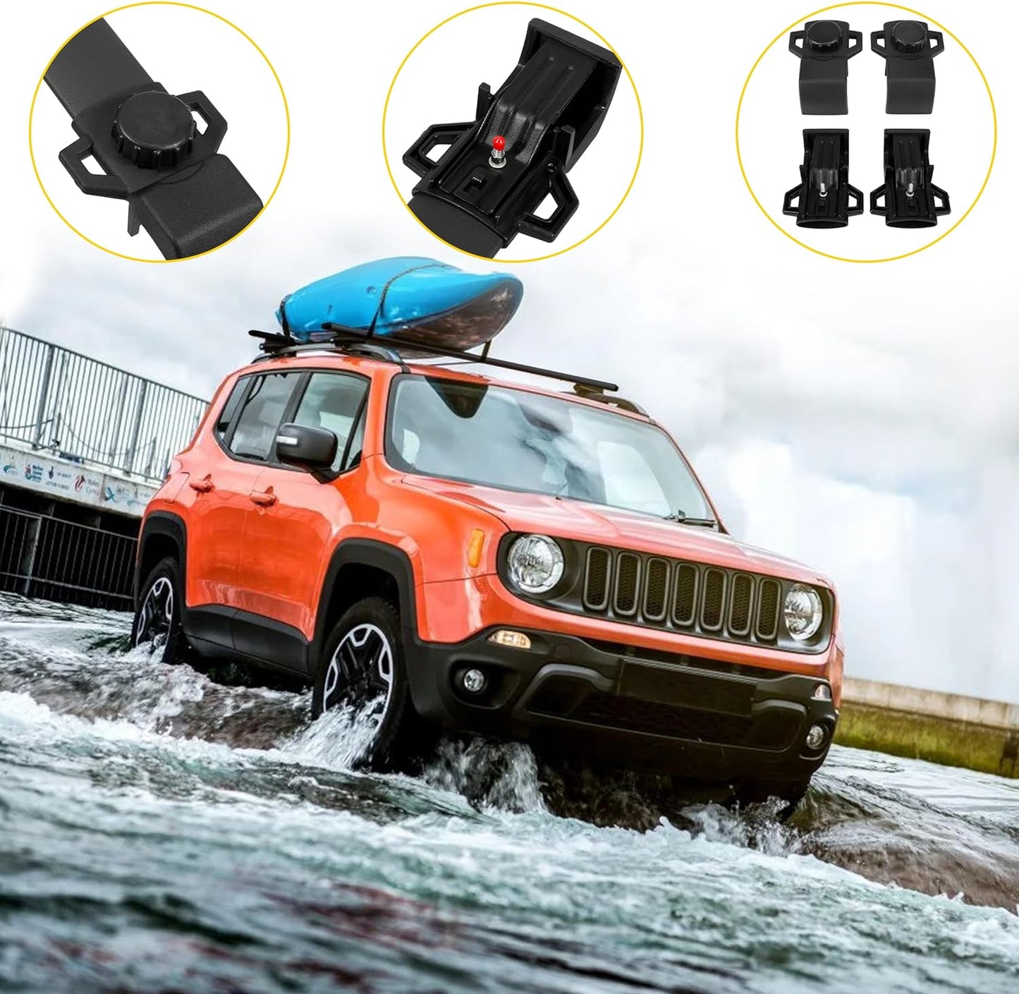 Roof Rack Cross Bars Fit for Jeep Renegade 2015-2023