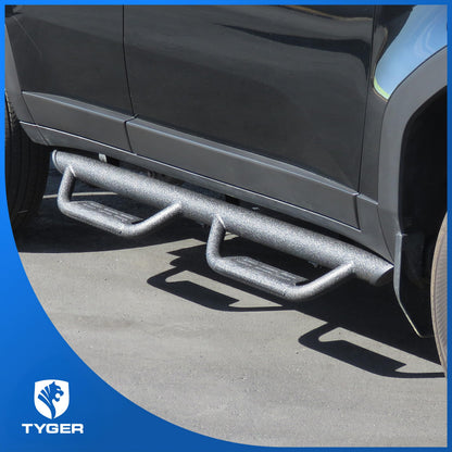 Textured Black Running Boards Compatible with 2024-2026 Toyota Tacoma (Fits Hybrid) | Double Cab