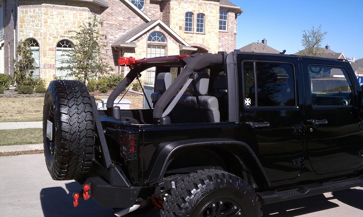 Stealth Hi-Lift Jack Mount Kit intended for Jeep JK Wrangler 4-Door (PLEASE CAREFULLY READ and UNDERSTAND ALL FITMENT DETAILS IN DESCRIPTION BELOW)