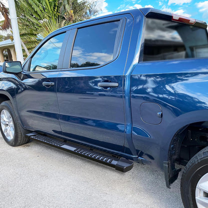 YITAMOTOR 6 Inches Running Boards Compatible with 2019-2025 Chevy Silverado/GMC Sierra 1500 Crew Cab, 2020-2025 2500HD 3500HD Crew Cab Side Steps Textured Black Nerf Bars(Excl. 2019 1500 LD)