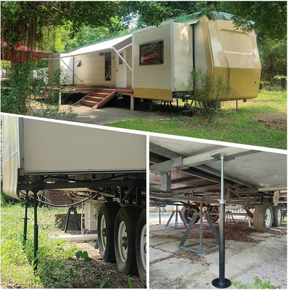 RV Slide Out Support Trailer Stabilizer Jacks, RV Camper Accessories for Travel Trailers - 15" to 26" - 5000 Lbs Each - Pack of 2