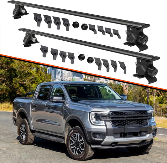 2PCS Aluminum Crossbar Fits for Ford Ranger 2022-2024