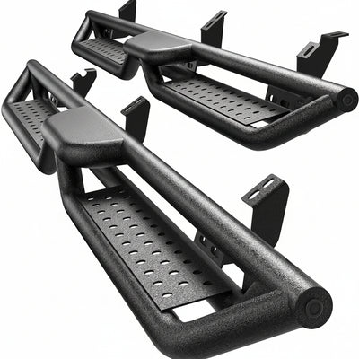 Carbon Steel Running Boards & Side Steps Compatible with 2024-2026 Tacoma Double Cab/Crew Cab