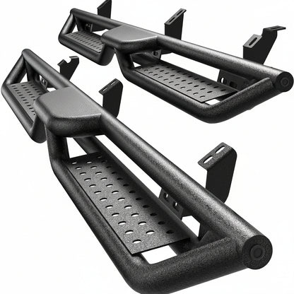 Carbon Steel Running Boards & Side Steps Compatible with 2024-2026 Tacoma Double Cab/Crew Cab