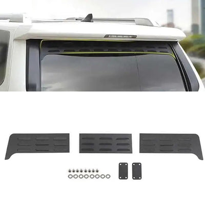Aluminum Rear Door Vent Louver Cover Compatible with 4Runner 2010+