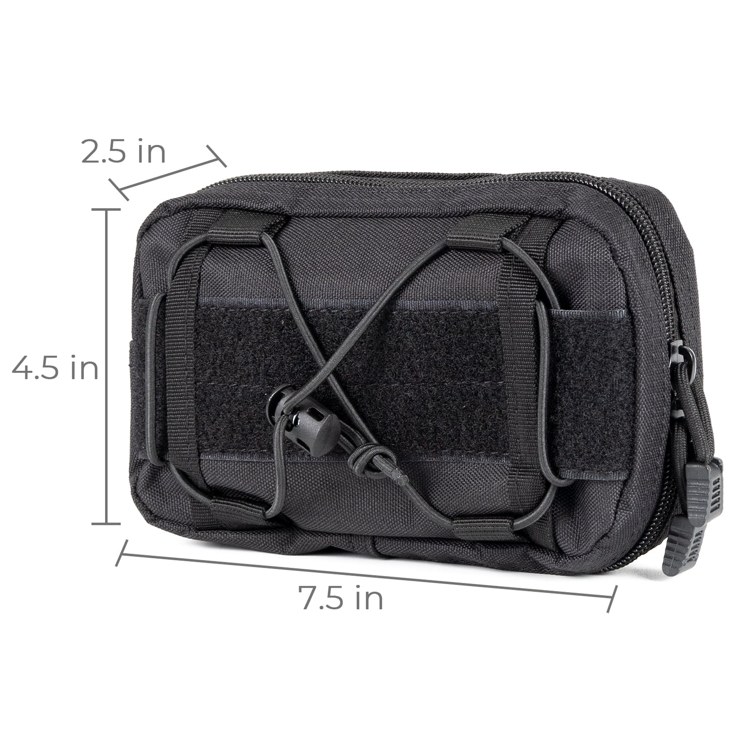 Universal Tactical Car Seat Back Organizer Patrol Bag Tactical Molle Vehicle Organizers with 5 Detachable Molle Pouches Multi-function Designed