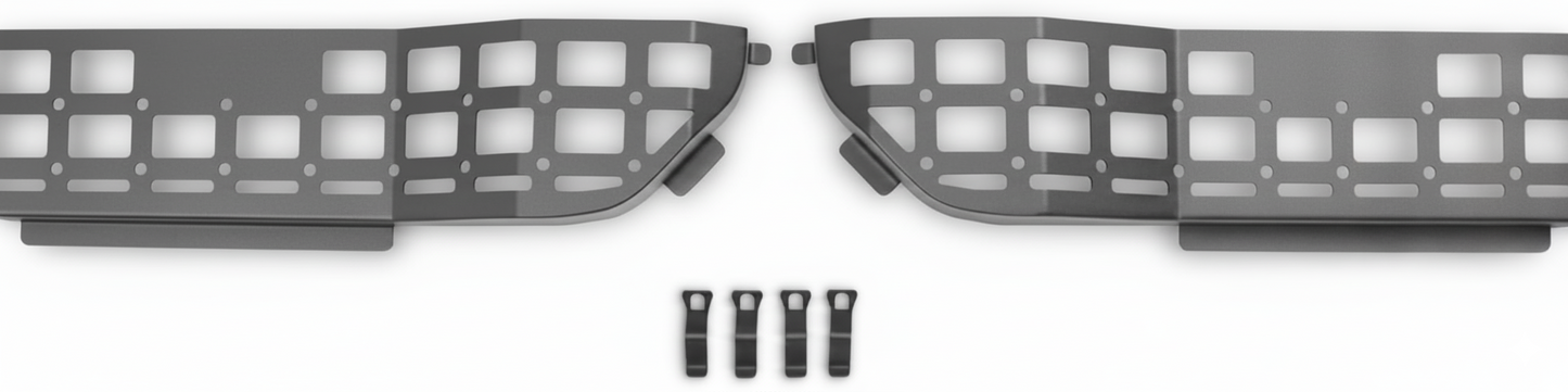 Door Pocket Molle Panels for 2018-2025 Jeep Wrangler JL & 2020-2025 Jeep Gladiator JT - OMOTOR