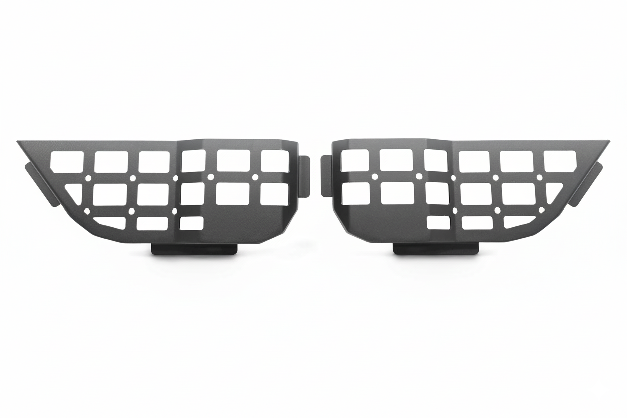 Door Pocket Molle Panels for 2018-2025 Jeep Wrangler JL & 2020-2025 Jeep Gladiator JT - OMOTOR
