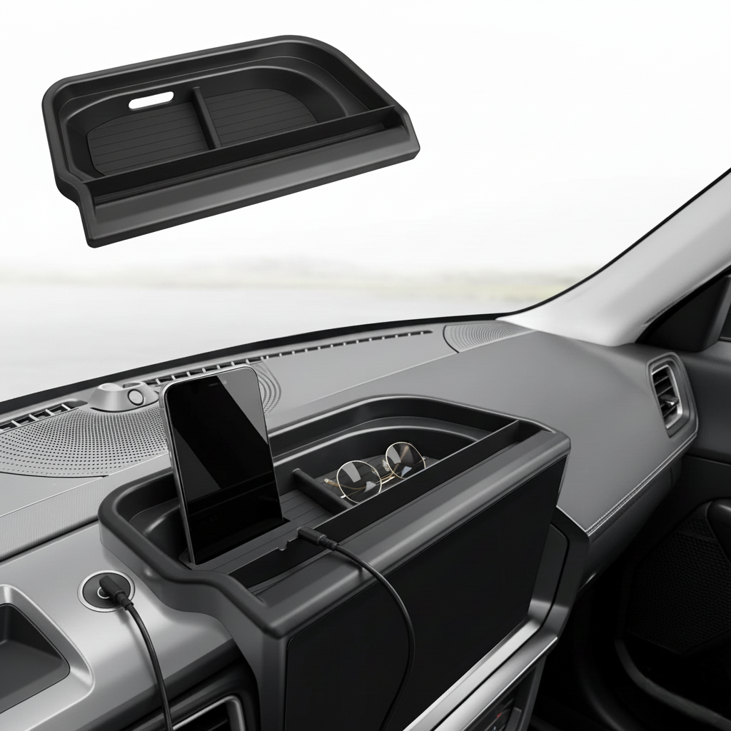 Behind Screen Dash Console Organizer For Ford Bronco Sport 2025