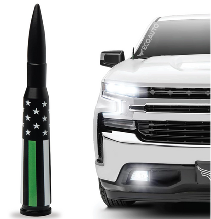 50 Cal Bullet Antenna Replacement Fits All Chevy & GMC Truck Model Years - OMOTOR