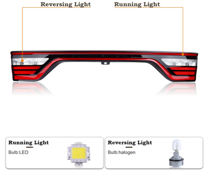 Vehicle LED Rear Taillight Lighting System Compatible With Dodge Durango 2014-2023 - OMOTOR