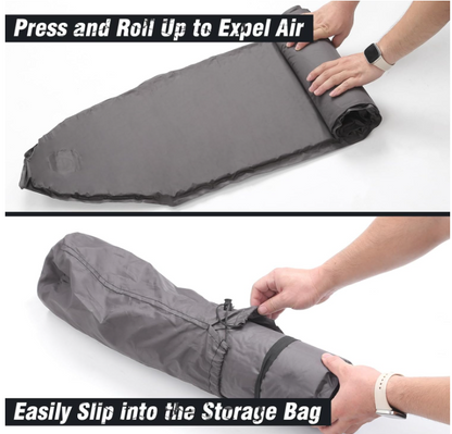 Front Trunk Air Mattress With Cup Holders For Tesla Cybertruck - OMOTOR