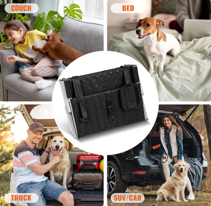 Foldable Dog Stairs For Cars and SUV, Truck - OMOTOR
