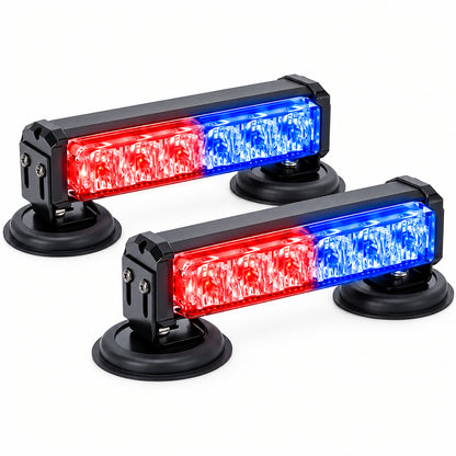 Battery Operated Flashing Strobe Light Bar for Vehicles Trucks Car