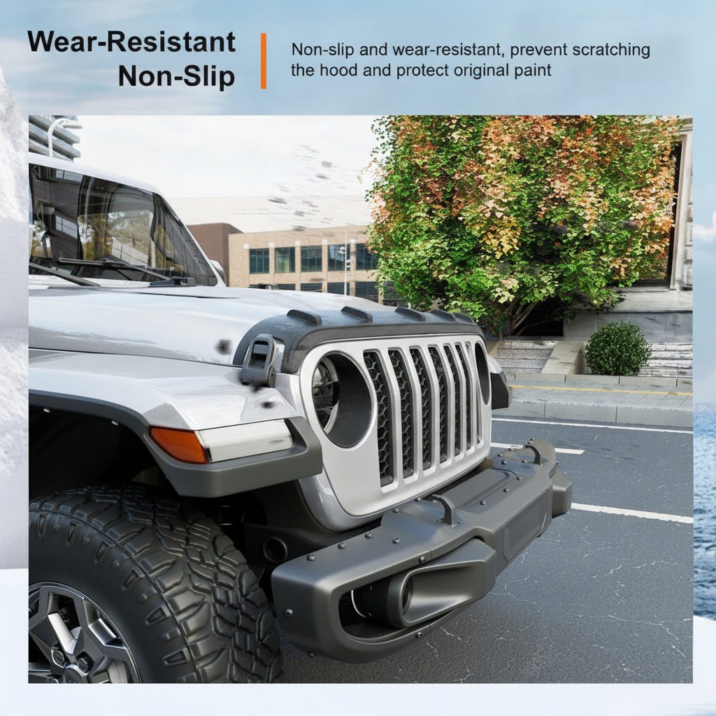 Hood Deflector for Jeep Gladiator JT 2020-2026, TPE Shield