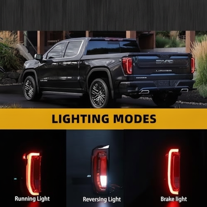 LED Tail Light Assembly Compatible with 2019-2024 GMC Sierra 1500/2500 HD/3500 HD
