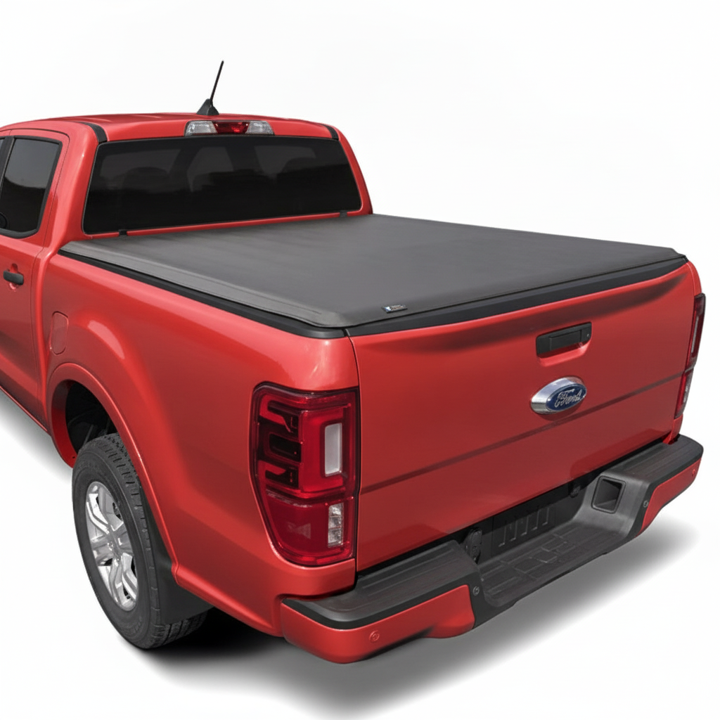 Soft Roll-up Truck Bed Tonneau Cover Compatible with 2019-2025 Ford Ranger