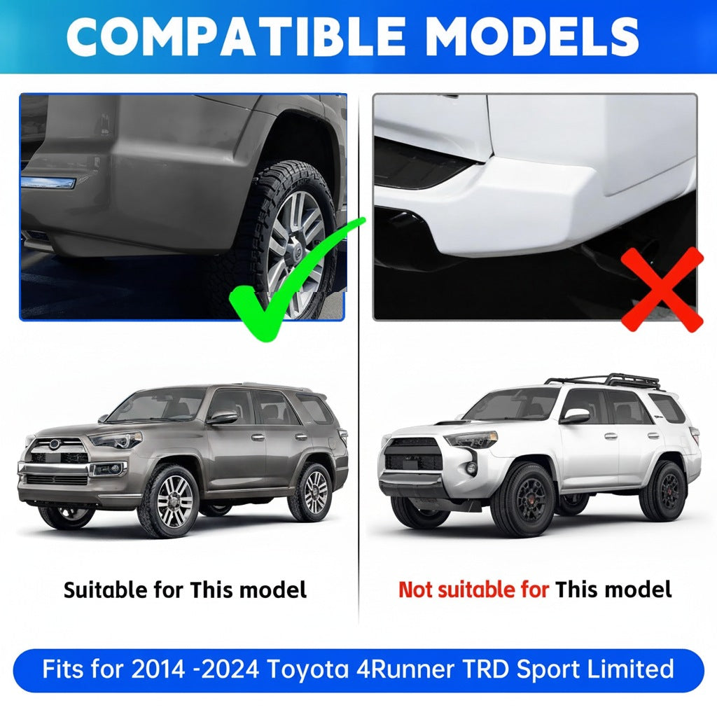Rear Bumper Cover Fits for 2014-2024 Toyota 4Runner ONLY TRD Sport Limited
