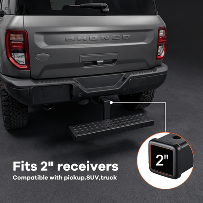 Heavy Duty 2" Hitch Step with Non-Slip Steel Platform