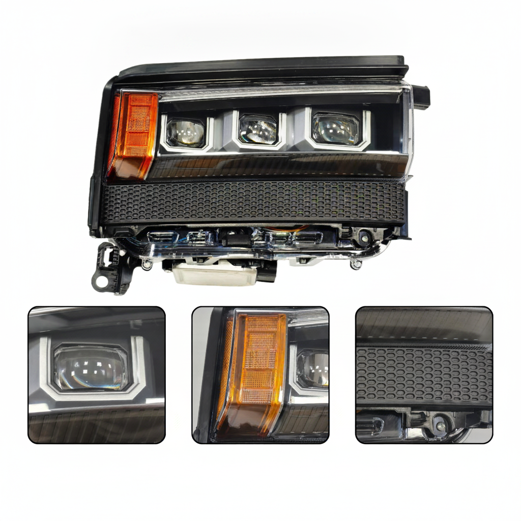 LED Headlight Assembly Fit for Toyota Land Cruiser Prado LC250 2024 2025