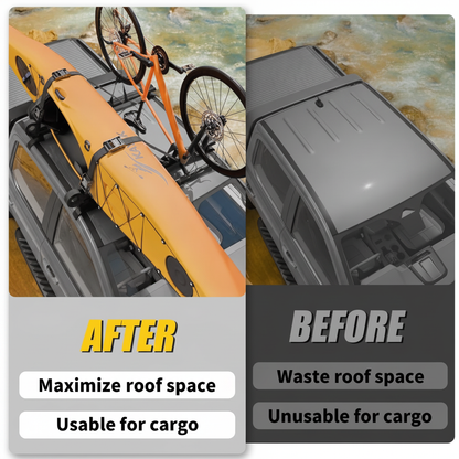 220lbs Roof Rack Cross Bars Compatible with 2019-2026 Ford Ranger