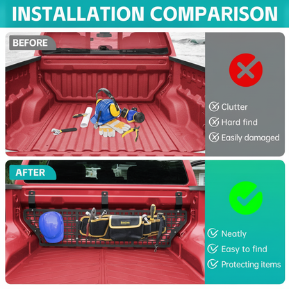 Truck Bed Molle Panel Rack System for Chevy Colorado/GMC Canyon 2023-2025