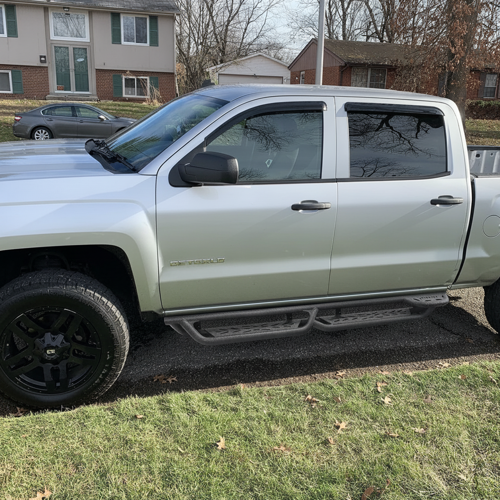 6" Carbon Steel Nerf Bars For Chevy Colorado Crew Cab 2015-2026