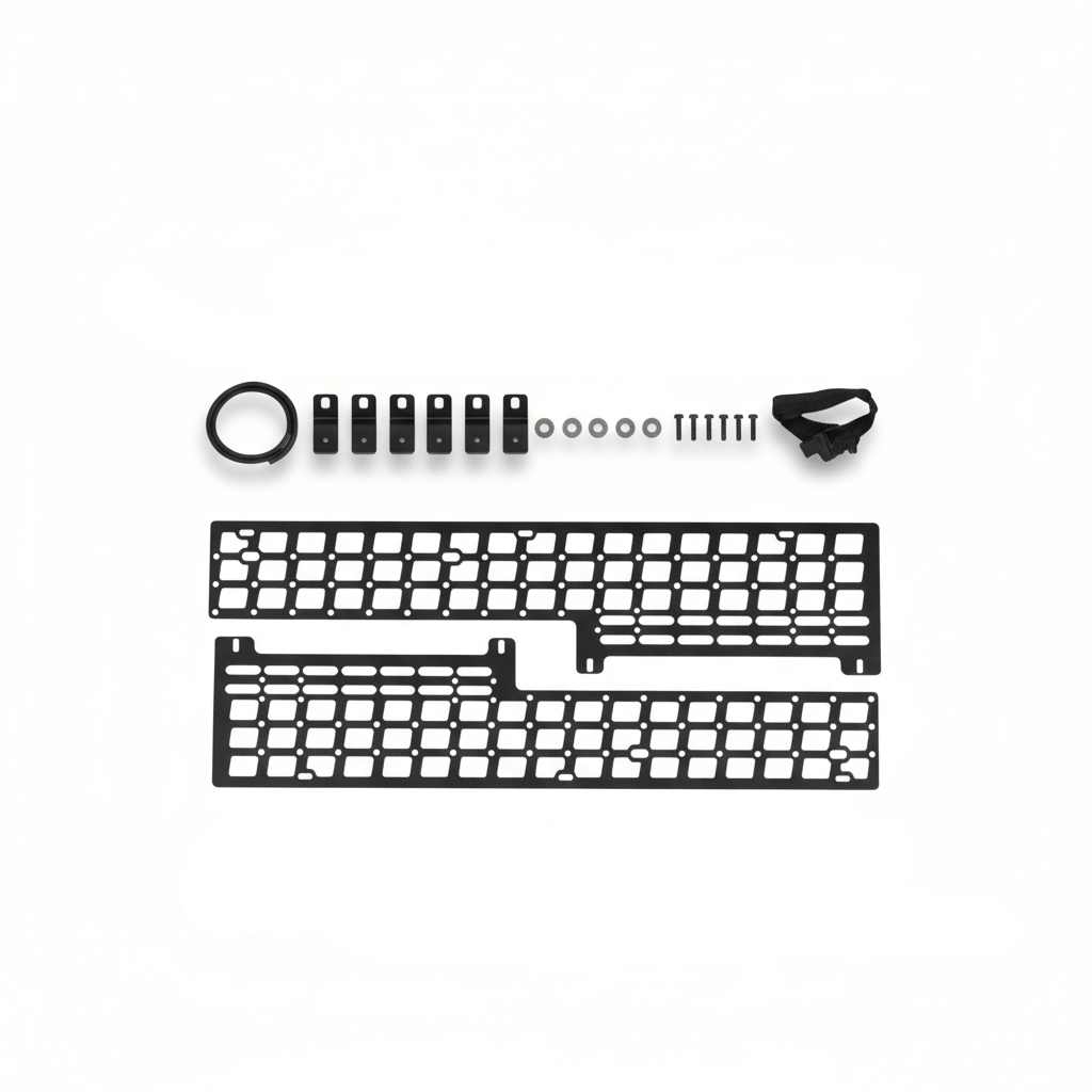 5FT Side Truck Bed Molle Panel Rack System Compatible with 2005-2023 Toyota Tacoma (Not Fit TRD)