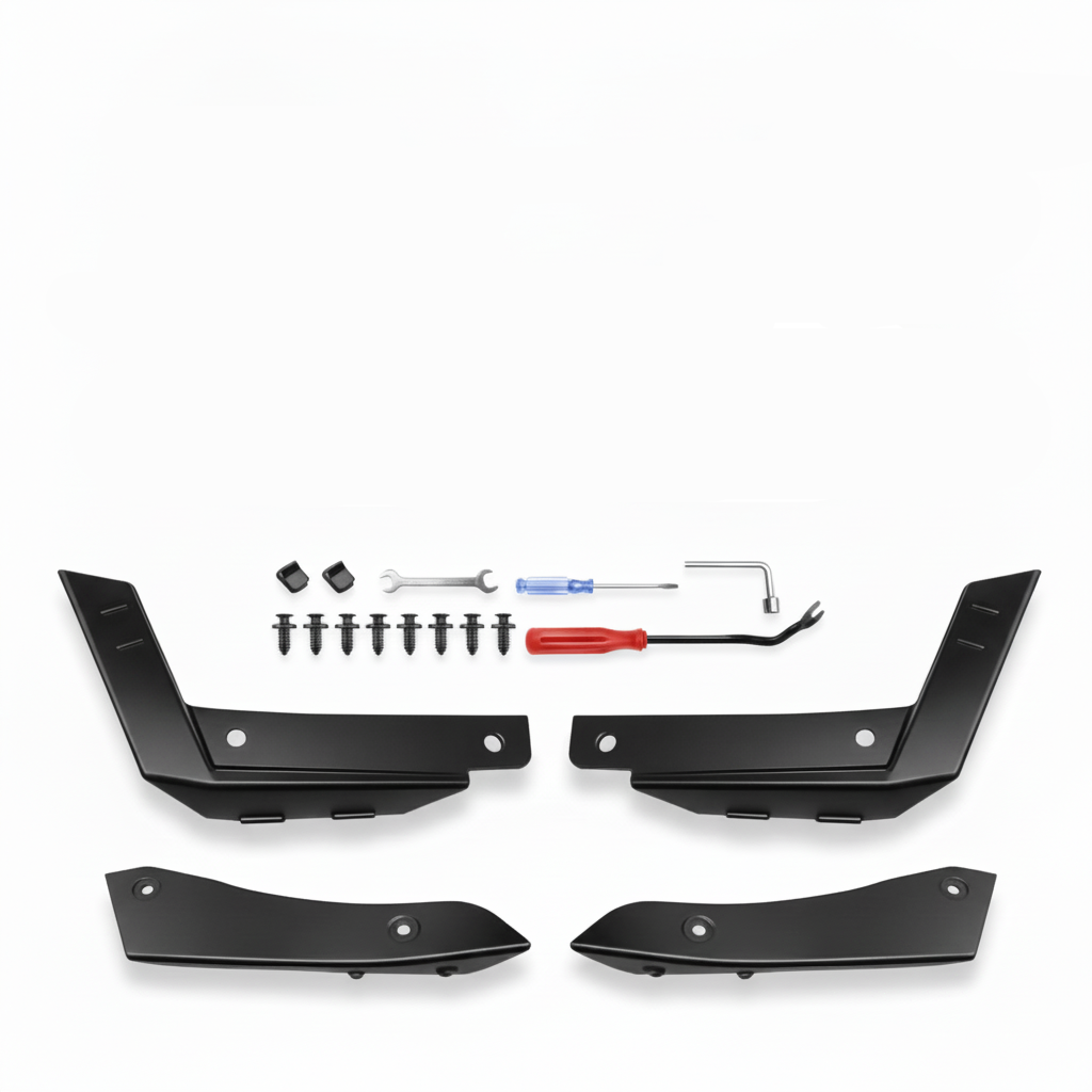 4PCS Wheel Fairing Delete Covers for Cybertruck 2024 - 2026