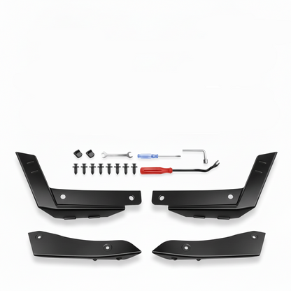 4PCS Wheel Fairing Delete Covers for Cybertruck 2024 - 2026