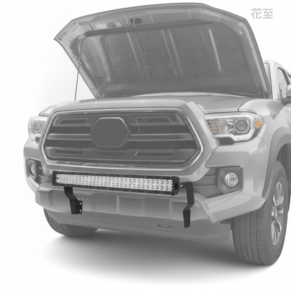 180W 32" LED Light Bar w/Remote Switch Wiring Kit & Front Bumper Mount Brackets Compatible with Toyota Tacoma 2016-2023