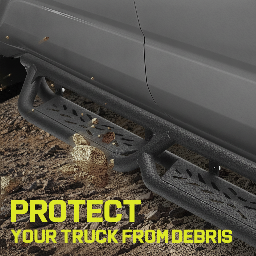 6" Carbon Steel Nerf Bars For Chevy Colorado Crew Cab 2015-2026