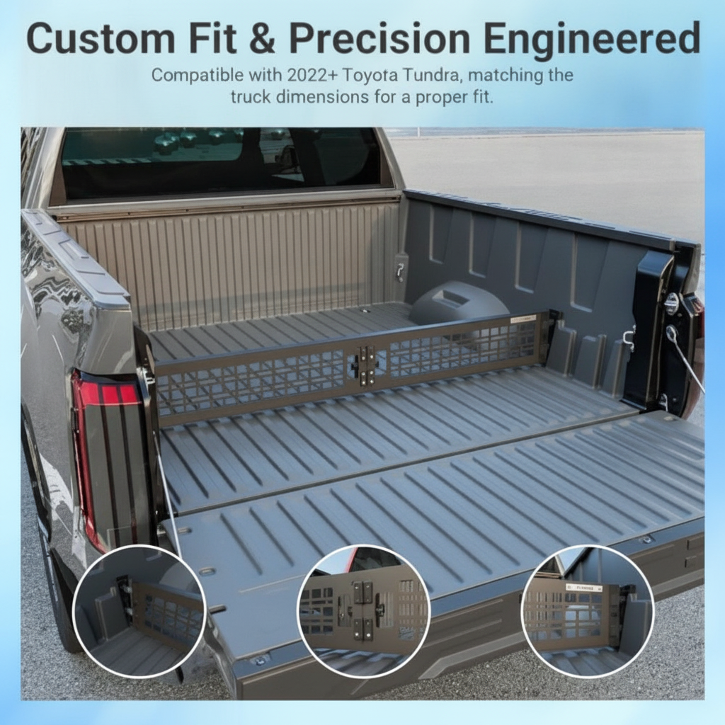 Truck Bed Divider Compatible with 2022-2026 Toyota Tundra