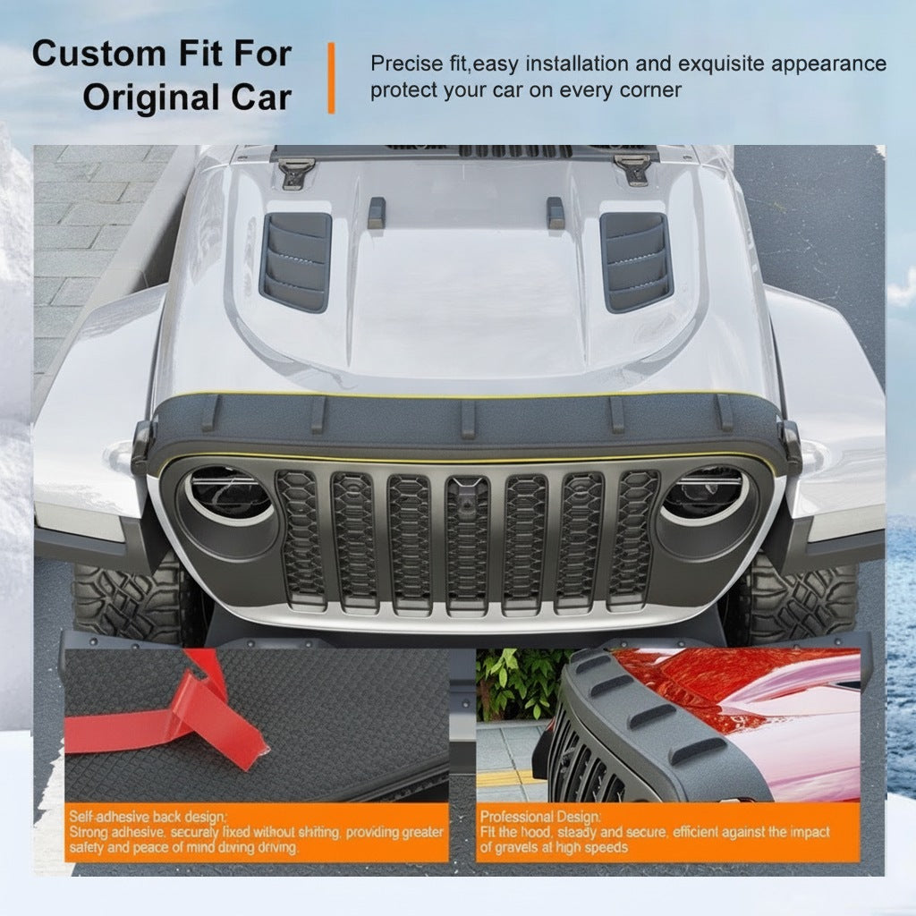 Hood Deflector for Jeep Gladiator JT 2020-2026, TPE Shield