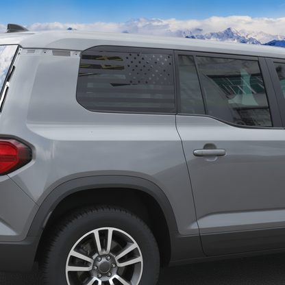Rear Side Window American Flag Decal Compatible with Toyota Land Cruiser Prado 250 J250 LC250 2024 - 2026