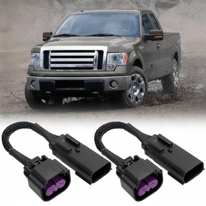 2Pcs HID to LED Headlight Adapter Wire Harness Fit for Ford F150 2009-2014