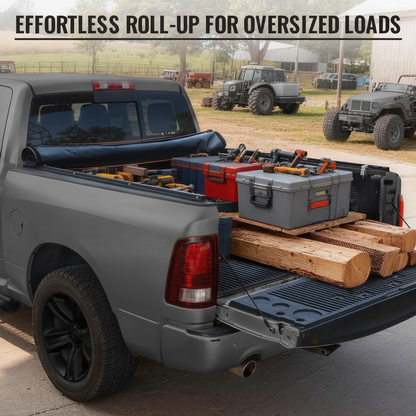 Soft Roll-Up Truck Bed Tonneau Cover for Ford Ranger 2019-2026