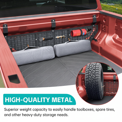 Truck Bed Molle Panel Rack System for Chevy Colorado/GMC Canyon 2023-2025